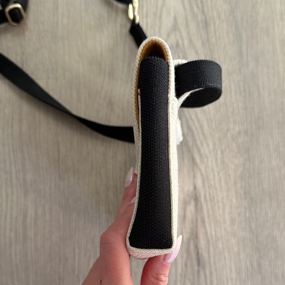Rothy's Cream and Black Belt Bag - Picture 3 of 9